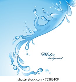 Water Splash. (vector Illustration)