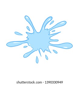 Water splash vector illustration. cute Water design