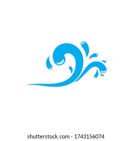 Water Splash vector illustration design template
