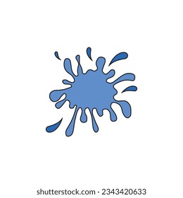 icono de tipo de vector de salpicadura de agua