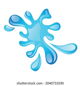 ilustración vectorial de la colección de salpicaduras de agua