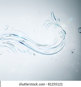 water splashing background