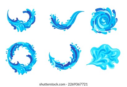 water splashing dry brush stroke hand drawn style vector illustration. water wave graphic design element ornament