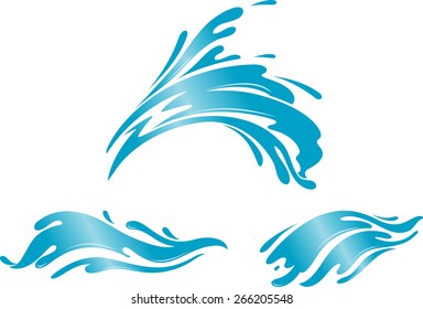 Water Splashing Wave