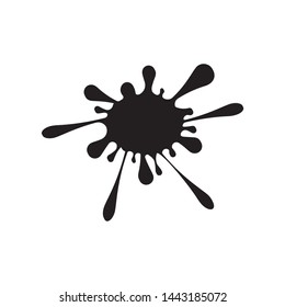 water splatter icon symbol vector