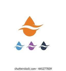 Water Sport Activity Illustration Logo Vector Icon Flat