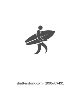 Water sport icon logo design vector template illustration