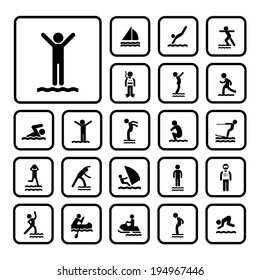 water sport icon for use 