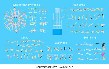 Water sport set.