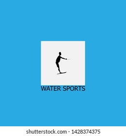 water sports icon sign signifier vector
