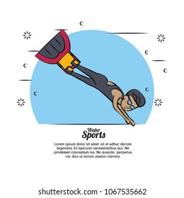 Water sports infographic