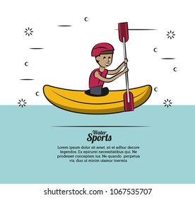 Water sports infographic