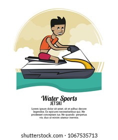 Water sports infographic
