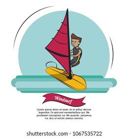 Water sports infographic