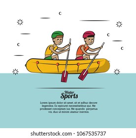 Water sports infographic