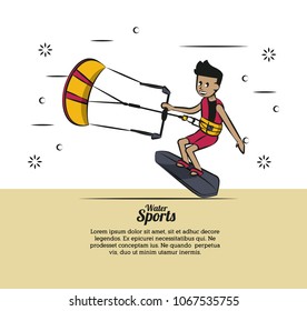 Water sports infographic