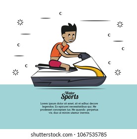 Water sports infographic