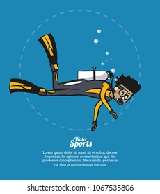 Water sports infographic