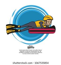 Water sports infographic