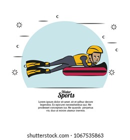 Water sports infographic