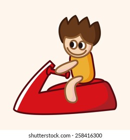 Water Sports theme elements