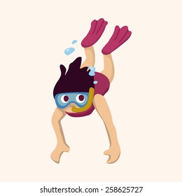 Water Sports theme elements