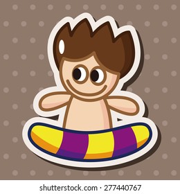 Water Sports theme elements