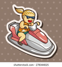 Water Sports theme elements