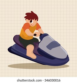 Water Sports theme elements