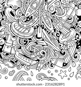 Water Sports vector doodles frame. Summer activities border design. Warm season outdoor elements and objects cartoon background.