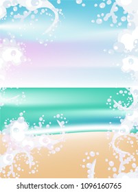 Water spray background