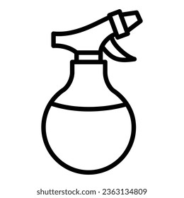 Water Spray can Vector Icon, Lineal style icon, from Agriculture icons collection, isolated on white Background.