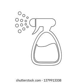 water spray icon. Element of Garden for mobile concept and web apps icon. Outline, thin line icon for website design and development, app development