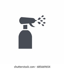 Water Spray icon in flat style on white background vector illustration