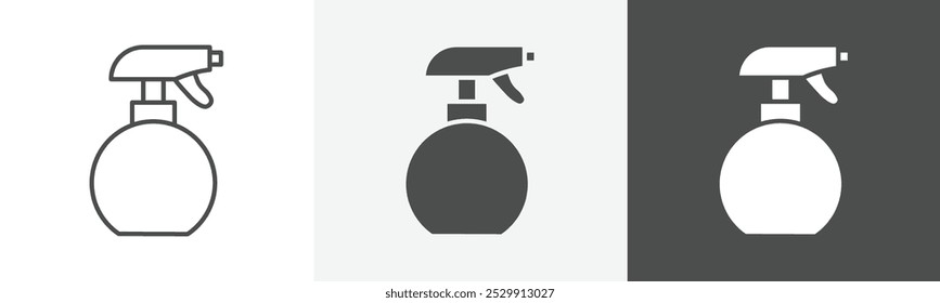 water spray icon Isolated vector art