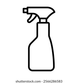 Water Spray icon line vector illustration