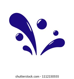 water spray icon. vector illustration