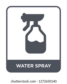 water spray icon vector on white background, water spray trendy filled icons from Beauty collection, water spray simple element illustration