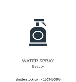Water spray icon vector. Trendy flat water spray icon from beauty collection isolated on white background. Vector illustration can be used for web and mobile graphic design, logo, eps10