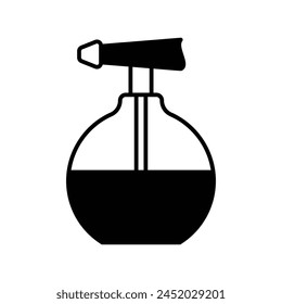 water spray icon with white background vector stock illustration