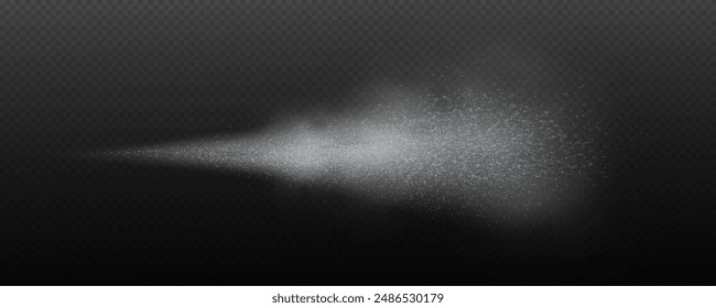 Wassersprühnebel Zerstäuber Staub Aerosol, Luft Zerstäuber Sprayer auf transparentem Hintergrund. Feuerlöscher PNG.	