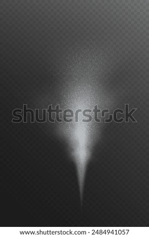 Water spray mist atomizer dust aerosol, air atomizer sprayer on transparent background. Fire extinguisher png.	
