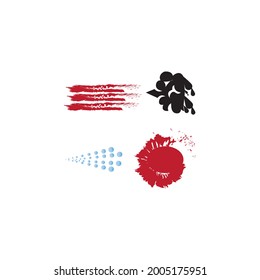 Water spray mist of atomizer. Icon vector illustration template design 
