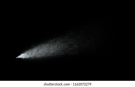 Water spray mist of atomizer. Vector cosmetic effect illustration. Vector light shine dispersion effect on black for premium luxury background design