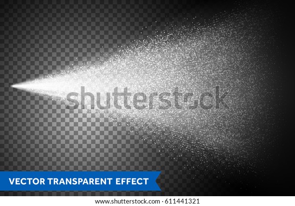 Water spray mist of atomizer.Vector cosmetic\
effect illustration