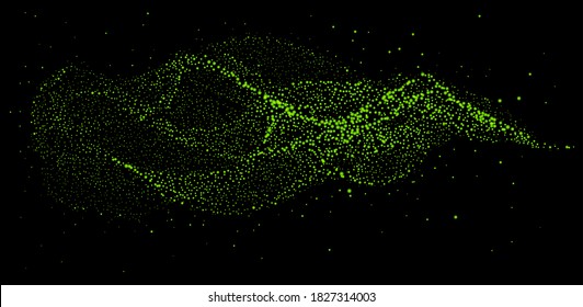 Niebla para rociar agua aislada en un fondo transparente. Tos o estornudos. Nube 3d de atomizador. Rueda boquillas. Vector.