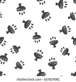 Water spray seamless pattern. Vector illustration for backgrounds