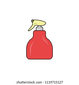 Water Sprayer icon. Simple element illustration. Water Sprayer symbol design from Barbershop collection set. Can be used for web and mobile on white background