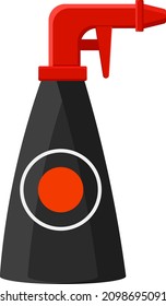 Water sprayer, illustration, vector on a white background.
