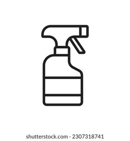 Ilustración vectorial de contorno de rociador de agua